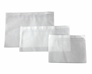 Dokumententaschen Begleitscheintaschen transparent DIN Lang 235x130mm, 100 Stk.