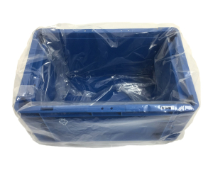 Seitenfaltensack 315x215x450mm für Kleinladungsträger KLT Eurokiste transparent
